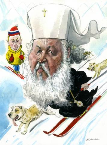 Кирилл Гундяев шарж