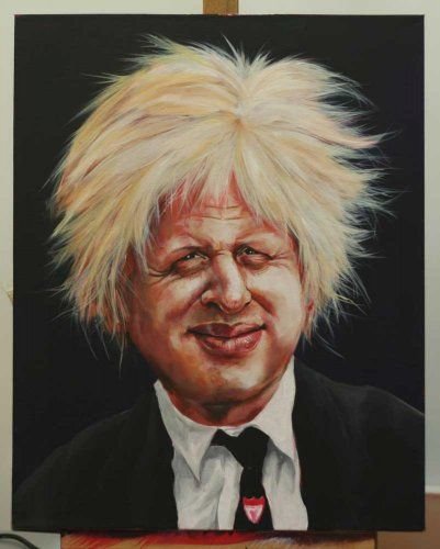 Борис Джонсон шарж