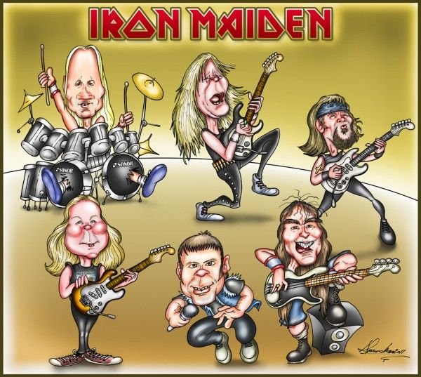 Группа музыкантов карикатура