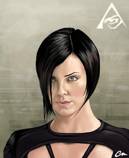 Шарлиз Терон векторы