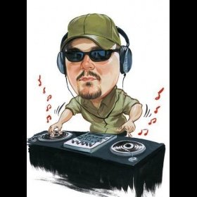 Диджей иллюстрация