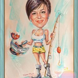 Шарж девочка подросток