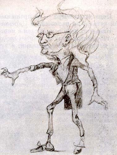 Тютчев шарж