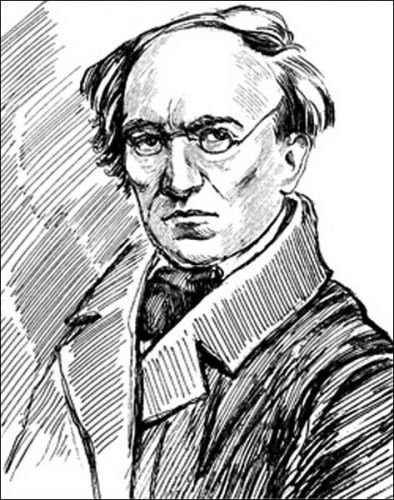 Тютчев портрет черно белый