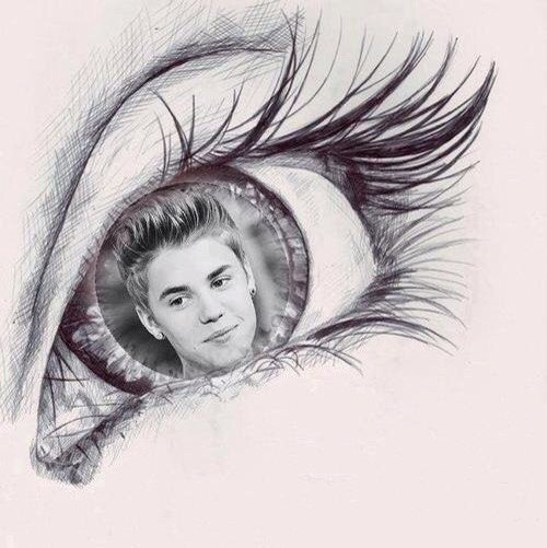 Justin Bieber caricature