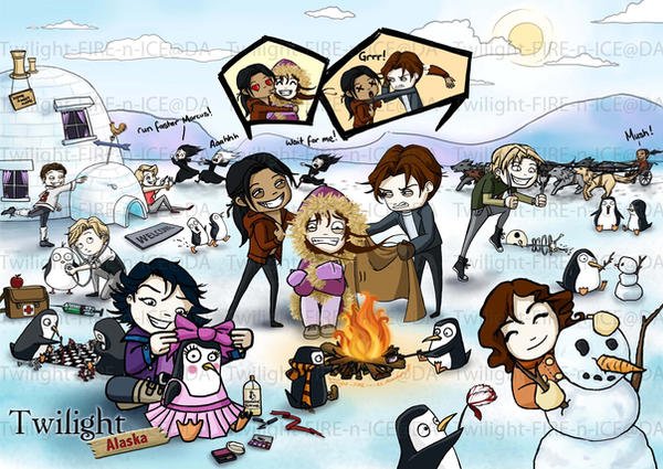 Сумерки карикатура