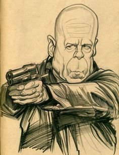 Брюс Уиллис портрет