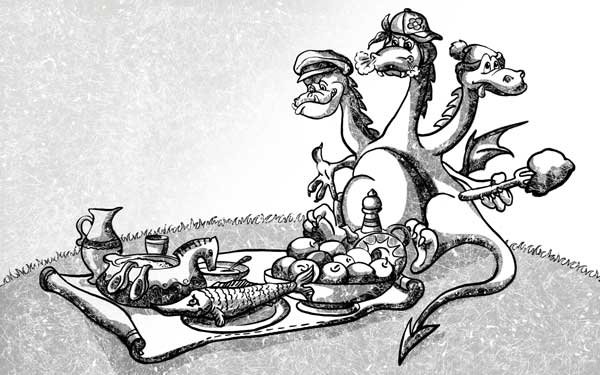 Карикатуры на змея Горыныча