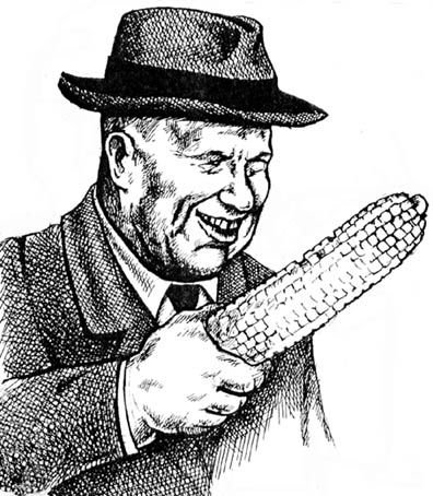 Никита Хрущев карикатура