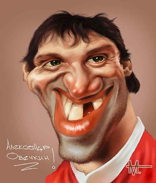 Александр Овечкин шарж