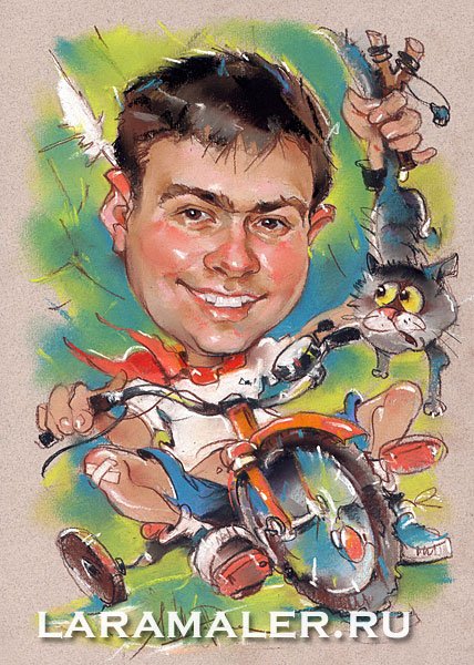 Шарж Пионер