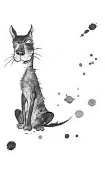 Черный кот иллюстрация