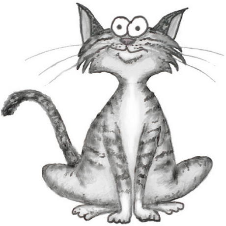 Сиамский кот мультяшный