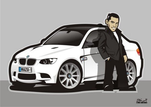 Шарж БМВ 7