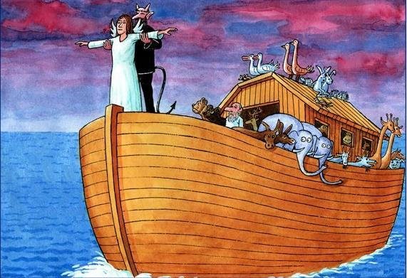 Титаник карикатура