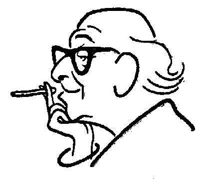 Утёсов Леонид шарж