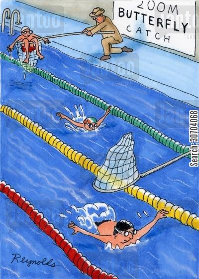 Карикатуры про бассейн