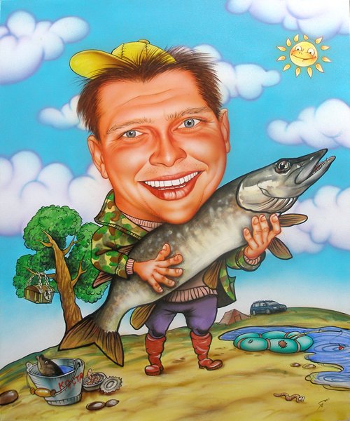 Шарж парень