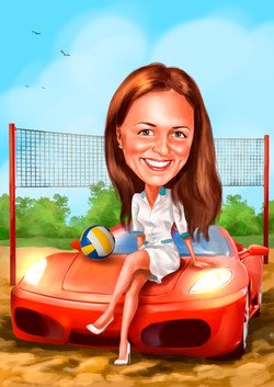 Фон для шаржа