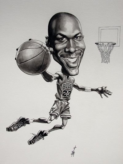 Шаржи на Майкла Джордана