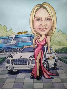 Шарж девушка адвокат