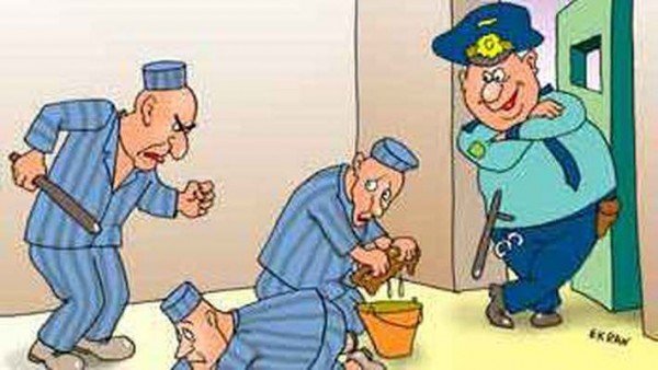 Сотрудник ФСИН карикатура