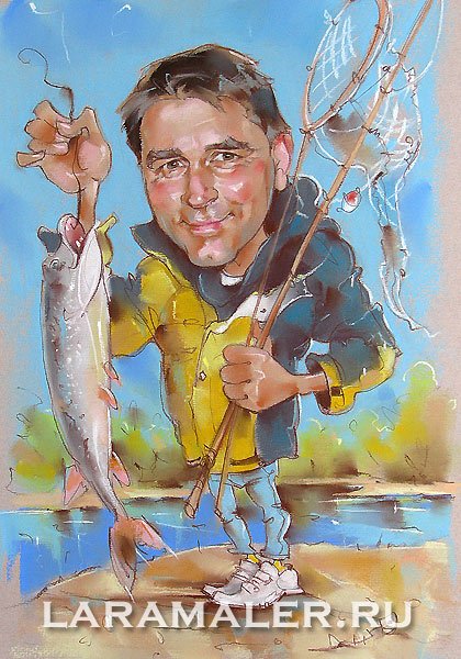 Карикатуры про рыболовов