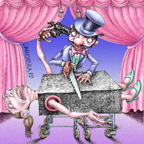 Цветовод карикатура