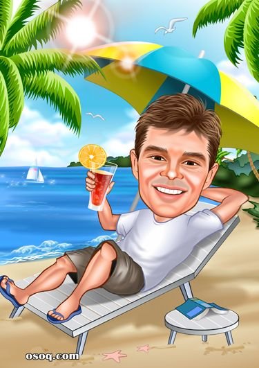 Шарж мужской