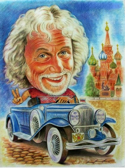 Жан-Поль Бельмондо карикатура