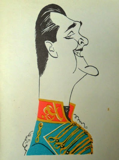 Шарж на Юрия Никулина