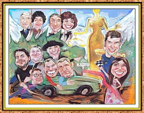 Коллектив карикатура