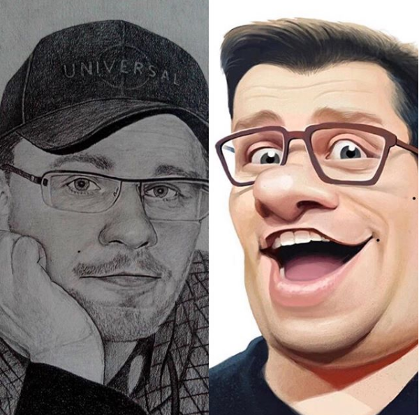 Шарж Гарик Харламов