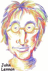 John Lennon caricature
