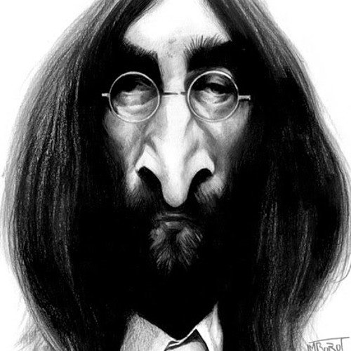 Джон Леннон шарж
