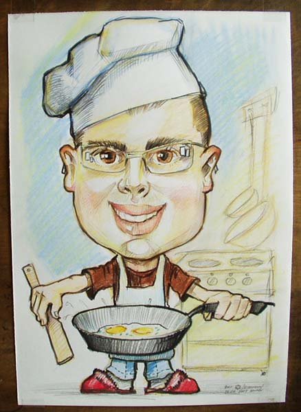 Шарж повар