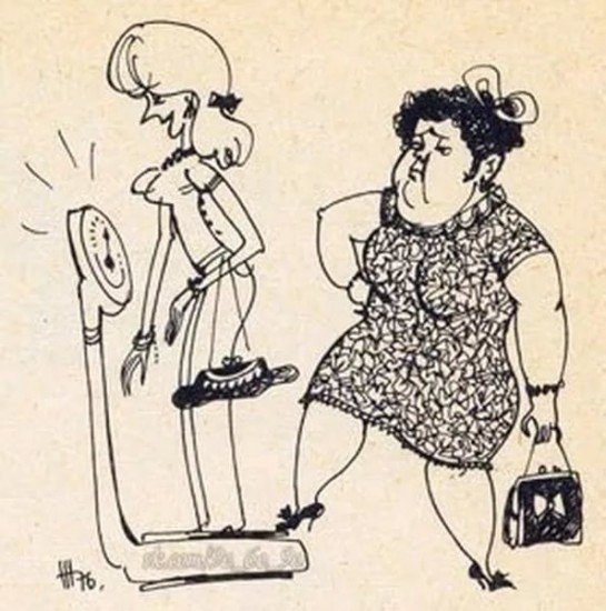 Шутки про толстых и худых