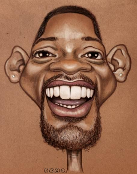 Уилл Смит карикатура