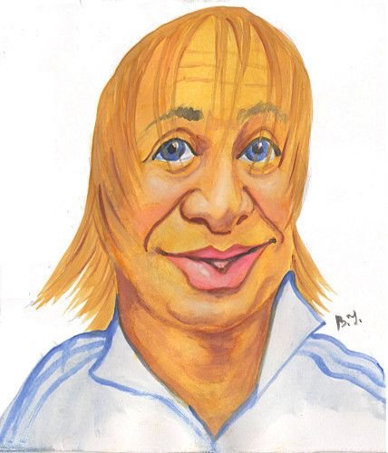 Дружеский шарж подруги