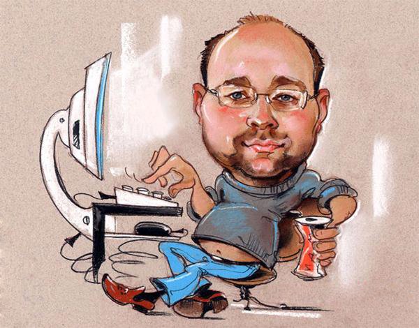 Компьютерщики карикатура