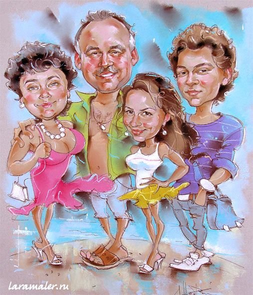 Шарж Лариса Шигорина ларамалер