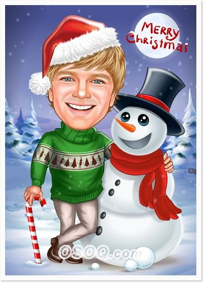 Шарж новый год