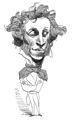 Сатирический портрет Пушкина