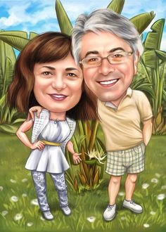 Шарж Дачник