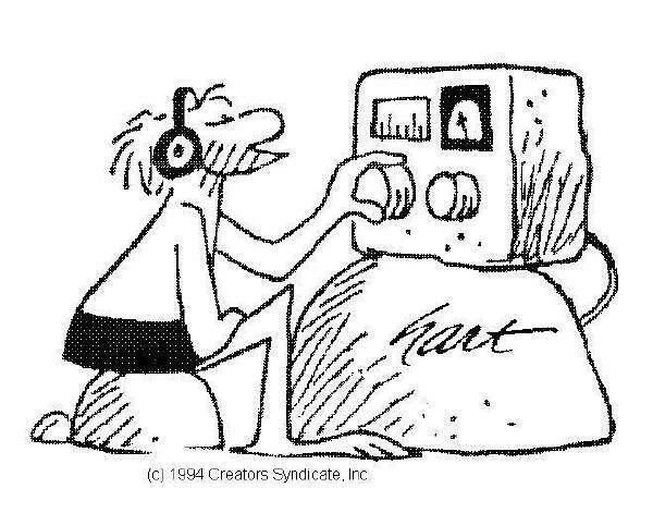 Радиолюбитель карикатура