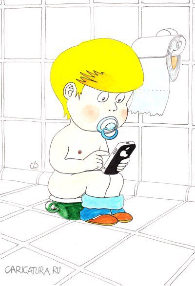 Горшок карикатура