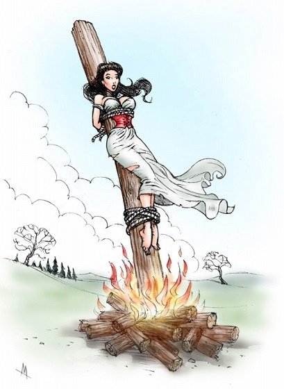 Шашлычник рисованный