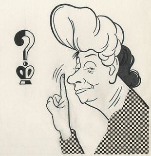 Шаржи Эйзенштейна на Раневскую