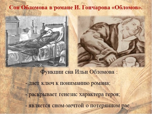 Иллюстрации к роману Обломов сон Обломова