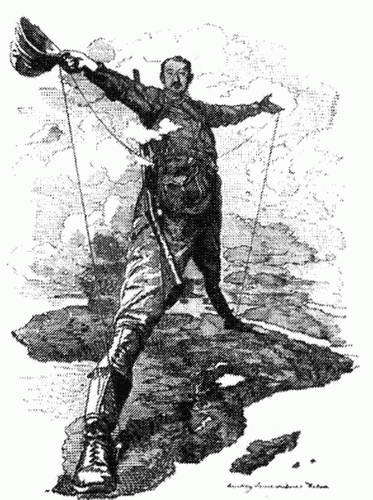 Карикатура на Сесиля Родса